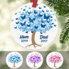 Personalized Memorial Mom Dad Butterfly Ornament OB271 95O57 1