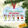 Personalized Grandma Nana Christmas Benelux Ornament NB135 81O34 1