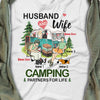 Personalized Camping Couple With Dog T Shirt MR152 95O57 1