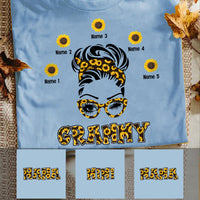 Personalized Mom Grandma Sunflowers T Shirt AP74 30O53 thumb 1