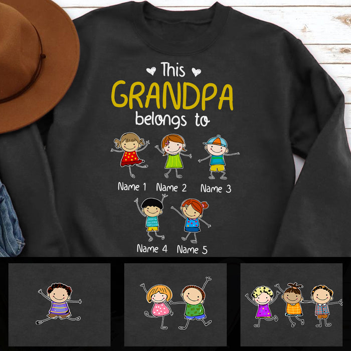 Personalized Dad Grandpa  Sweatshirt DB72 81O34 1