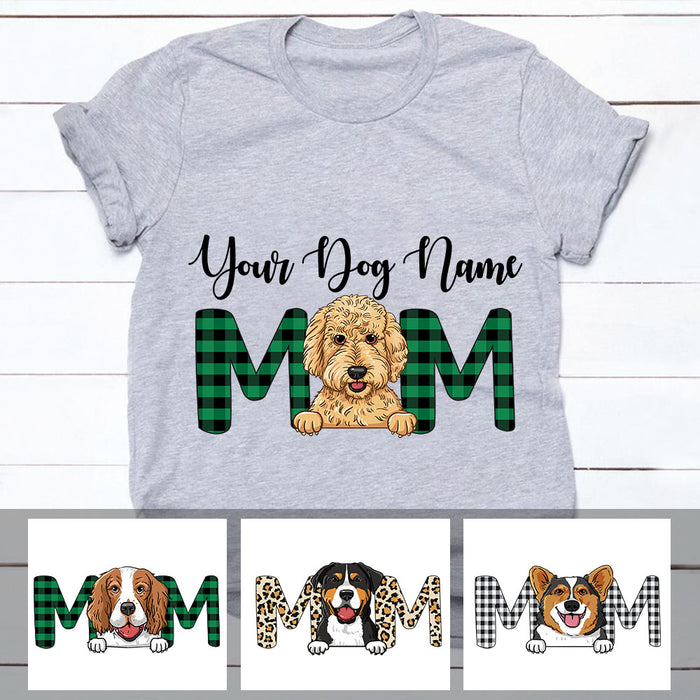 Personalized Dog Mom Name T Shirt MR315 30O60 1