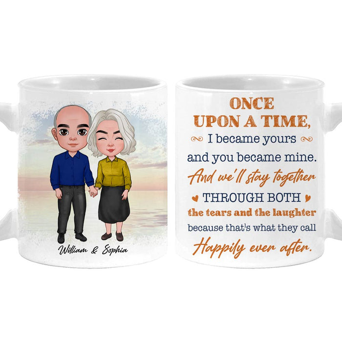 Personalized Couple Gift Once Upon A Time I Became Yours And You Became Mine Mug 31244 1