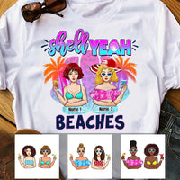 Personalized Beach Friends Shell Yeah T Shirt JL22 95O53 thumb 1