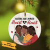 Personalized Heart To Heart BWA Friends  Ornament SB221 29O57 1