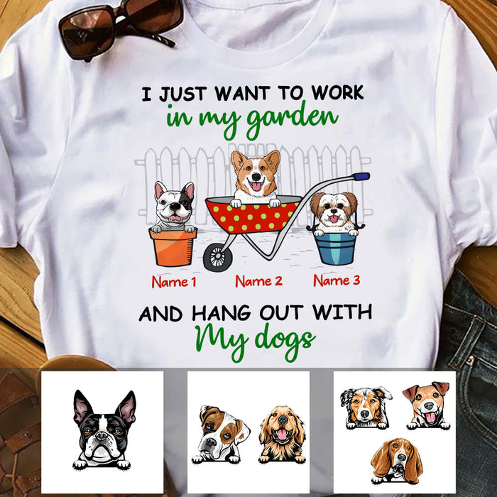 Personalized Hang Out With My Dog T Shirt MR122 67O53 1