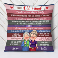 Personalized Gift For Old Friends The Roller-Coaster of Life Pillow 30480 thumb 1