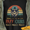 Personalized Dad Camping  Papa French T Shirt AP915 30O57 1