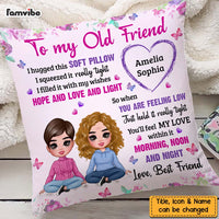 Personalized To My Old Friend Hug This Pillow OB311 32O47 thumb 1