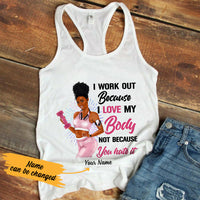 Personalized I Love My Body BWA Gym Racerback Tank SB12 29O47 thumb 1