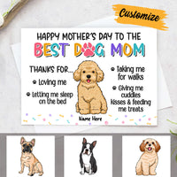Personalized Dog Mom Mother's Day Card MR153 95O36 thumb 1
