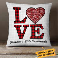 Personalized Grandma Love Sweetheart Pillow FB251 95O34 (Insert Included) thumb 1