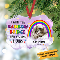 Persinalized Rainbow Bridge Dog Memorial Benelux Ornament NB251 67O57 thumb 1