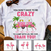 Personalized Camping Friends Flamingo T Shirt JN141 26O34 1