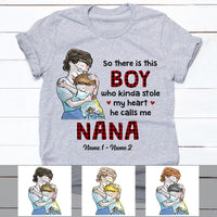 Personalized Grandma Heart T Shirt MR111 81O58 thumb 1