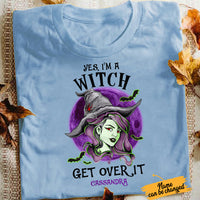 Personalized Halloween I'm A Witch White T Shirt JL163 95O65 thumb 1