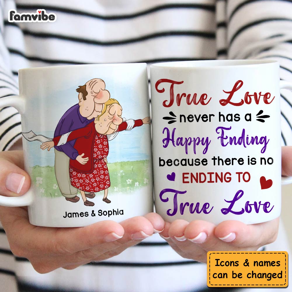 Personalized Couple Gift There Is No Ending To True Love Mug 31235 Primary Mockup