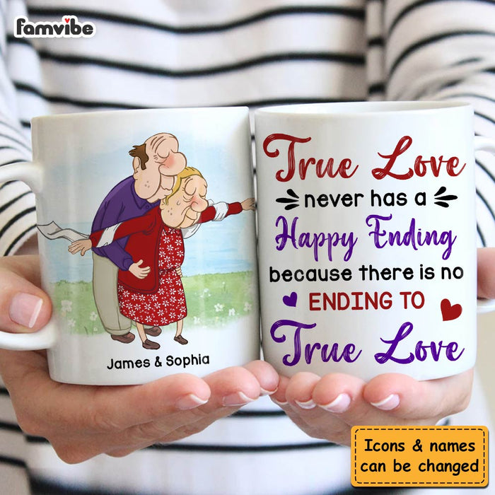 Personalized Couple Gift There Is No Ending To True Love Mug 31235 1