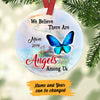 Personalized Memorial Mom Dad Butterfly Heaven Ornament OB243 99O60 1