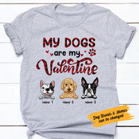 Personalized Dog Valentine T Shirt  DB265 81O58 thumb 1