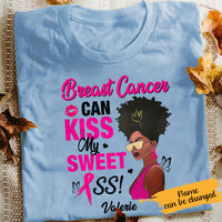 Personalized BWA Breast Cancer Kiss My Sweet T Shirt AG194 67O65 thumb 1