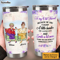 Personalized Gift For Friends Smile A Lot More Steel Tumbler 31107 thumb 1