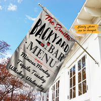 Personalized Backyard Bar Gardening Flag AG74 85O47 thumb 1