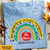 Personalized Teacher Teach Love Inspire T Shirt JN11 95O47 1