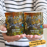 Personalized Deer Hunting Couple We Got This Mug SB93 73O65 thumb 1