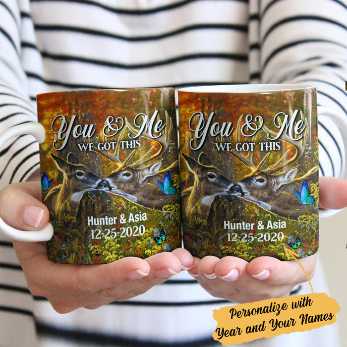 Personalized Deer Hunting Couple We Got This Mug SB93 73O65 1