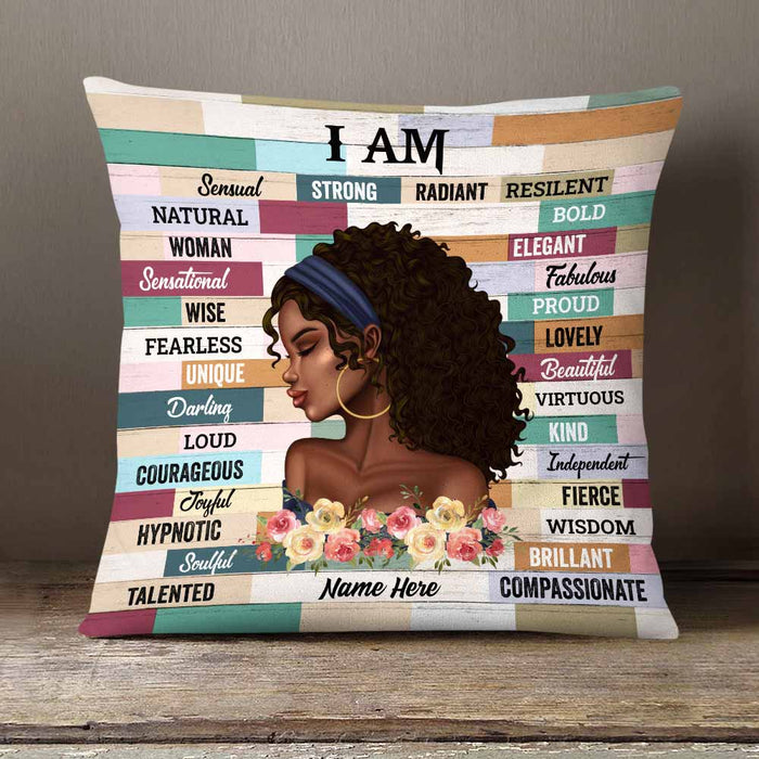 Personalized BWA Girl I Am Pillow SB42 95O58 (Insert Included) 1