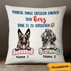Personalized Dog Fill Your Heart German Hund Herz Pillow AP121 95O47 (Insert Included) 1