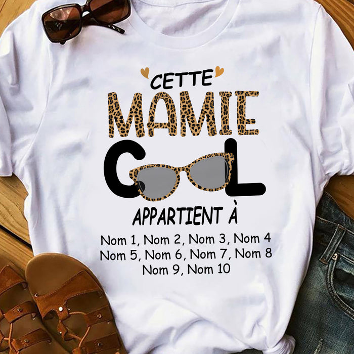 Personalized Cool Grandma French Mamie Belongs T Shirt AP142 81O36 1