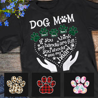 Personalized Dog Mom Grandma Heart T Shirt AP31 95O60 thumb 1