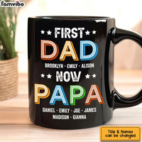 Personalized Gift For Grandpa First Dad Now Papa Mug 32043 thumb 1