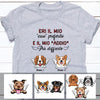 Personalized Italian Memoriale Cane Memorial Dog  T Shirt AP172 65O60 1