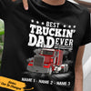 Personalized Trucker Dad T Shirt DB11 87O36 1