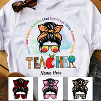 Personalized Teacher Teach Love Inspire T Shirt JN41 95O58 thumb 1
