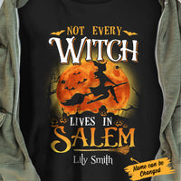 Personalized Halloween Not Every Witch Lives In Salem T Shirt JL151 65O34 thumb 1