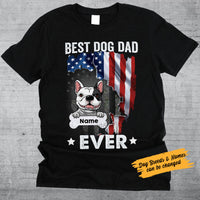Personalized Dog Dad Flag T Shirt JN45 95O58 thumb 1