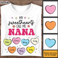 Personalized Gift For Grandma My Sweethearts Call Me Nana Shirt - Hoodie - Sweatshirt 31707 thumb 1