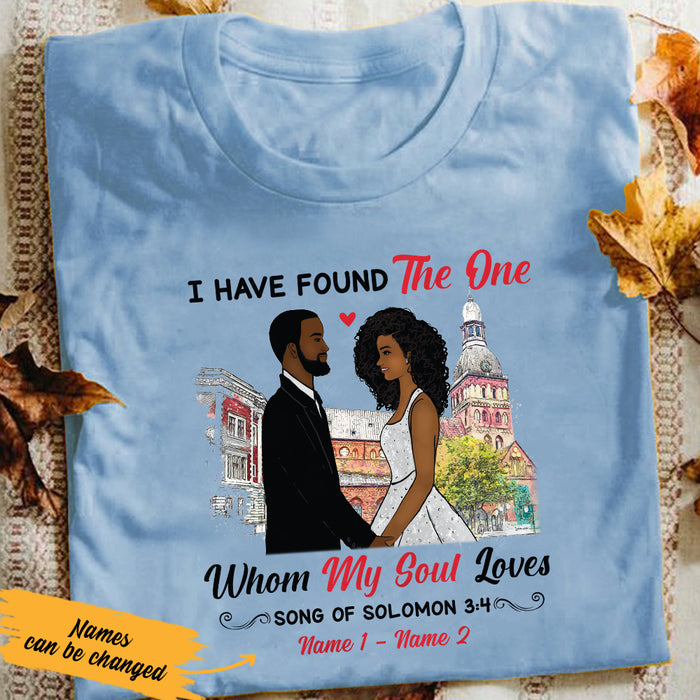 Personalized Whom My Soul Loves BWA Couple Christian T Shirt SB172 65O47 1