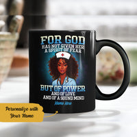 Personalized For God Nurse BWA Mug AG111 28O58 thumb 1