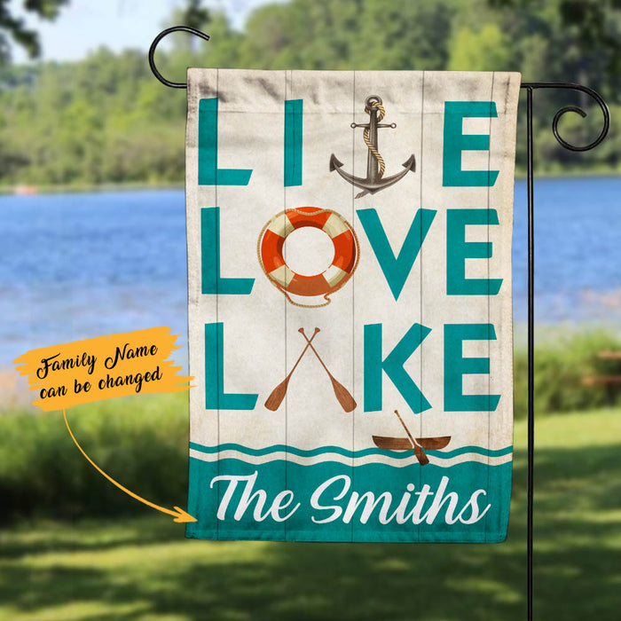 Personalized Lake Garden Flag JL24 85O60 1
