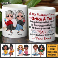 Personalized French Friend Gift À Ma Meilleure Amie Mug 30838 thumb 1