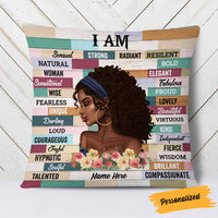 Personalized BWA Girl I Am Pillow SB42 95O58 (Insert Included) thumb 1