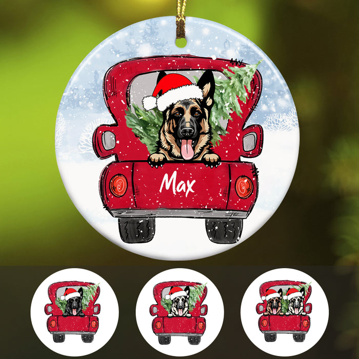 Personalized German Shepherd Dog Christmas Ornament SB301 81O34 1
