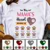 Personalized Dog Cat Mom Grandma Heart Belong To T Shirt MR201 95O47 1