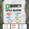 Personalized Dad Grandpa Little Helpers T Shirt MY143 95O47 1