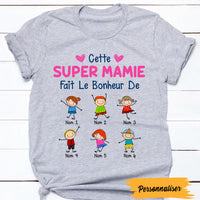 Personalized Grandma Mamie French T Shirt AP171 81O47 thumb 1